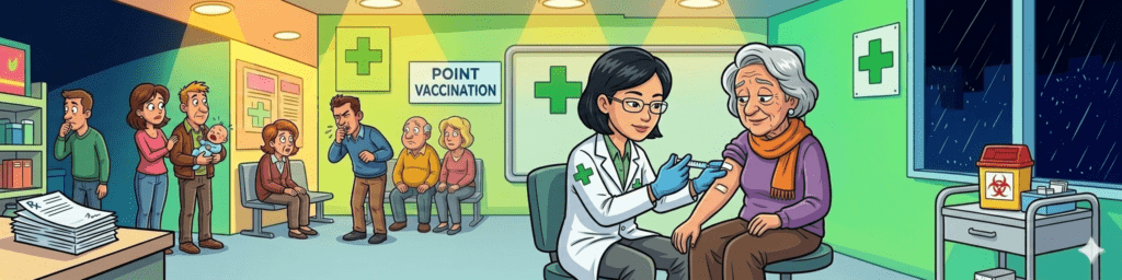 la pharmacienne vaccine selon le calendrier vaccinal