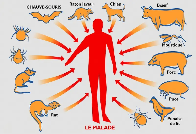 Animaux et Médecine maladies transmises par les animaux
