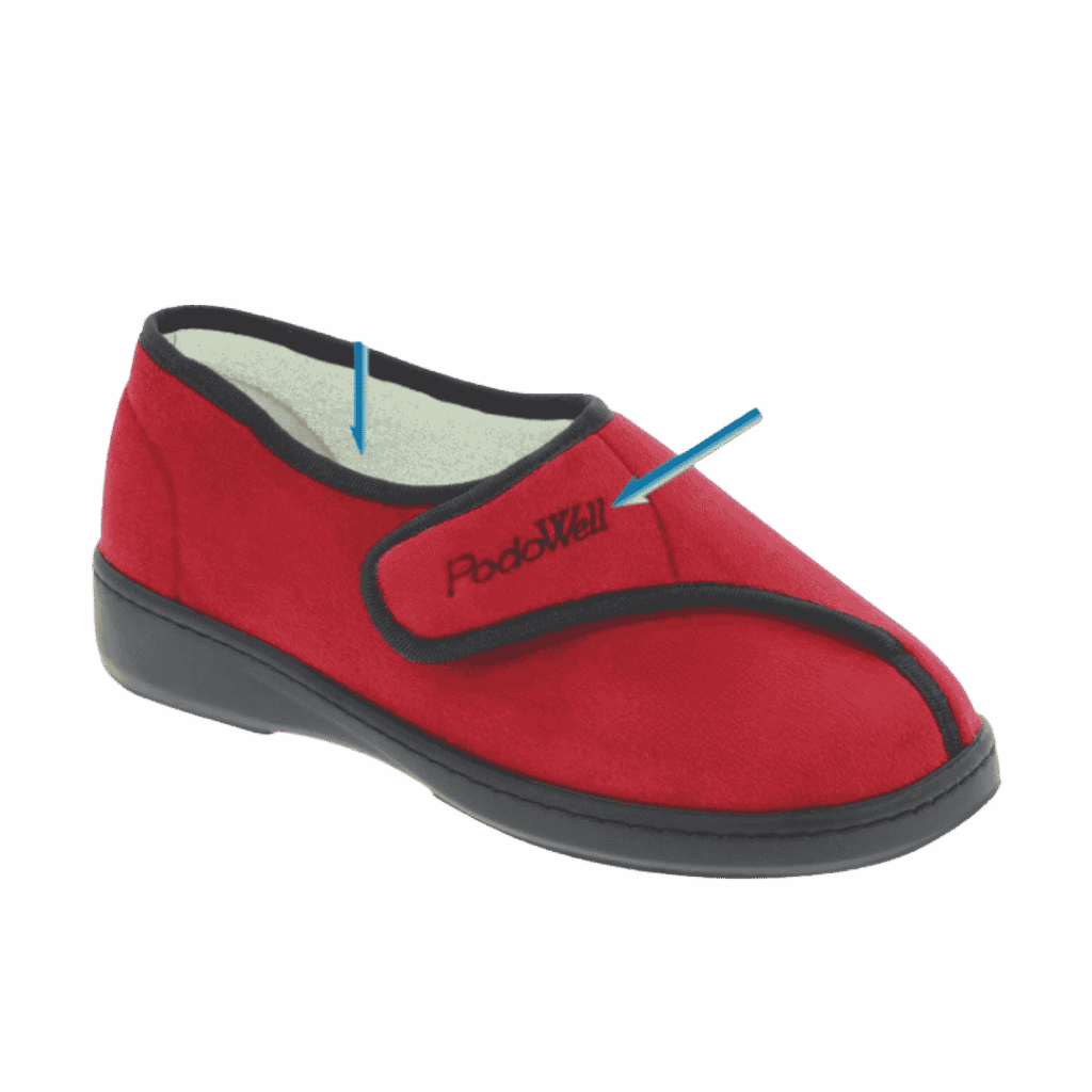 chaussure confort po amiral rouge