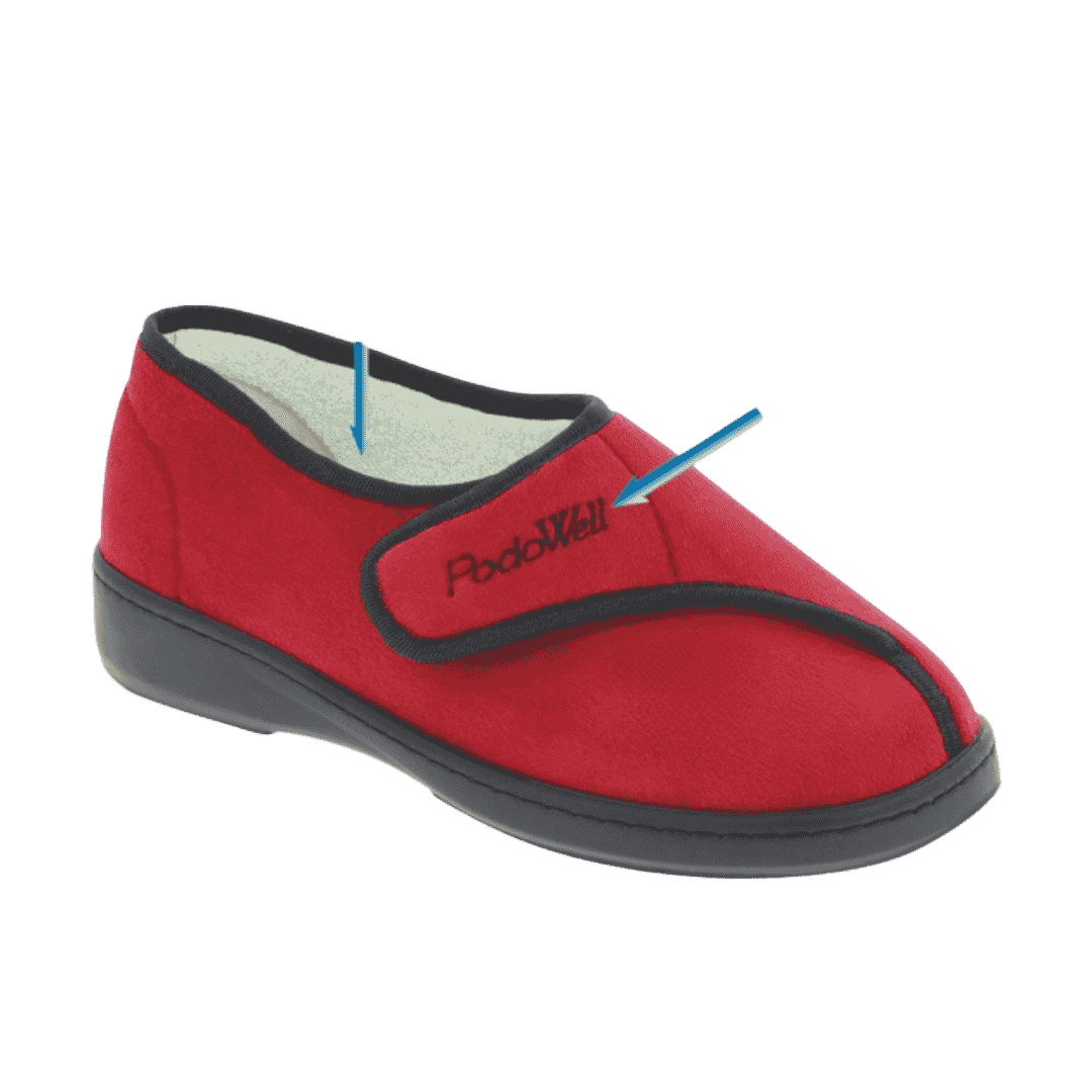 chaussure confort po amiral rouge