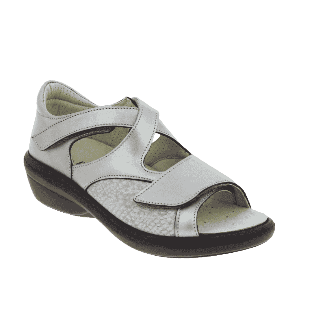 PO-Davina Argent chaussure confort po davina argent