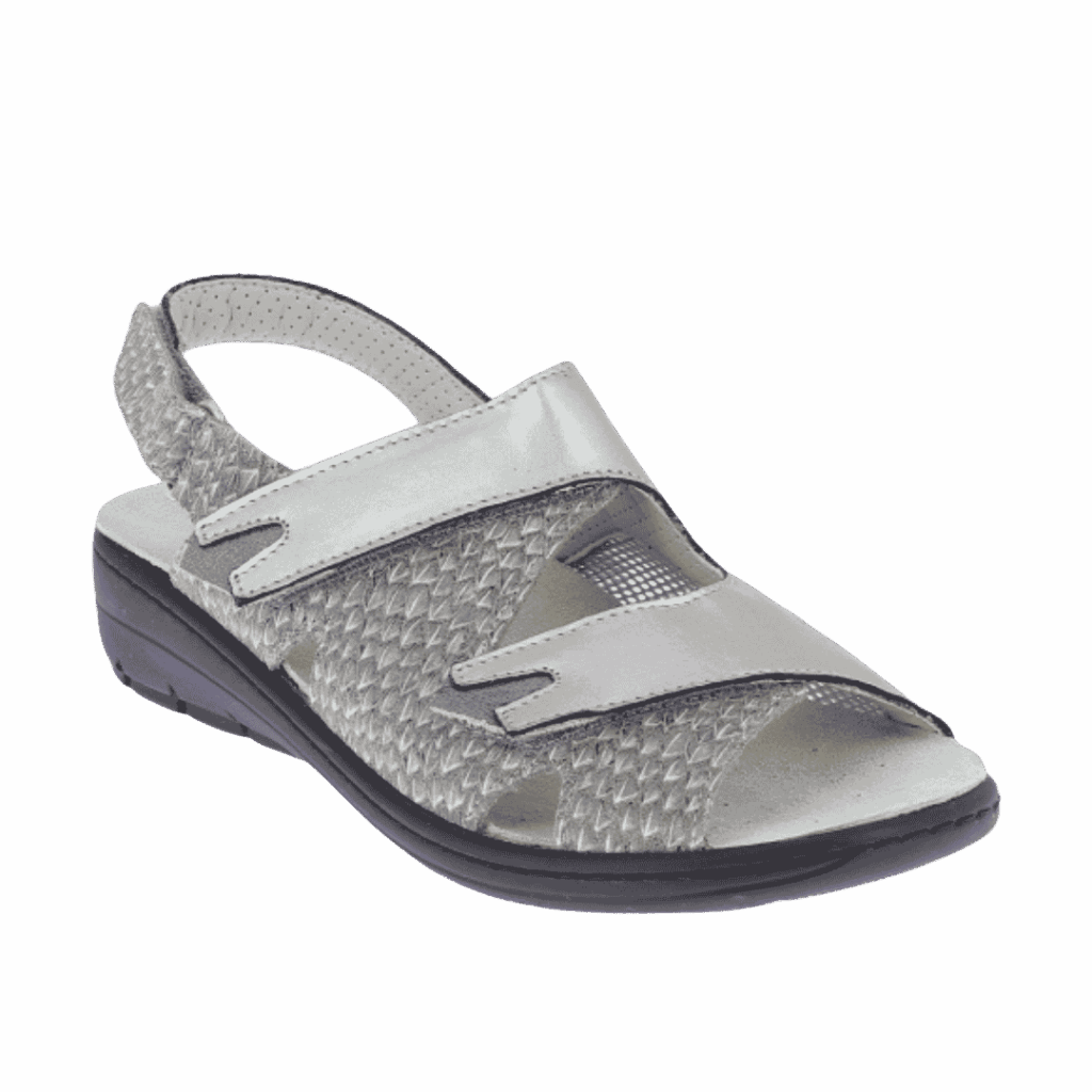 chaussure confort po gina argent