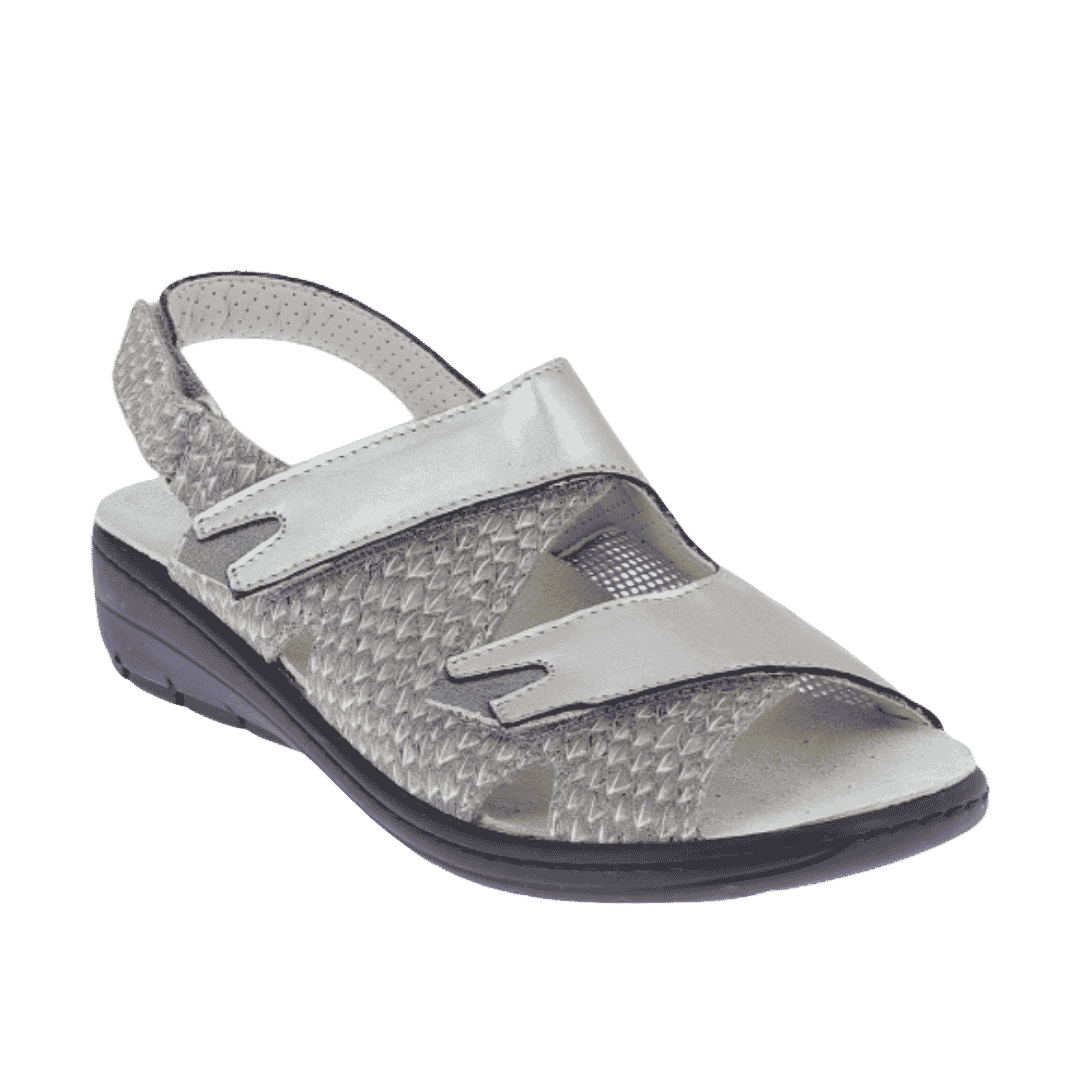 chaussure confort po gina argent