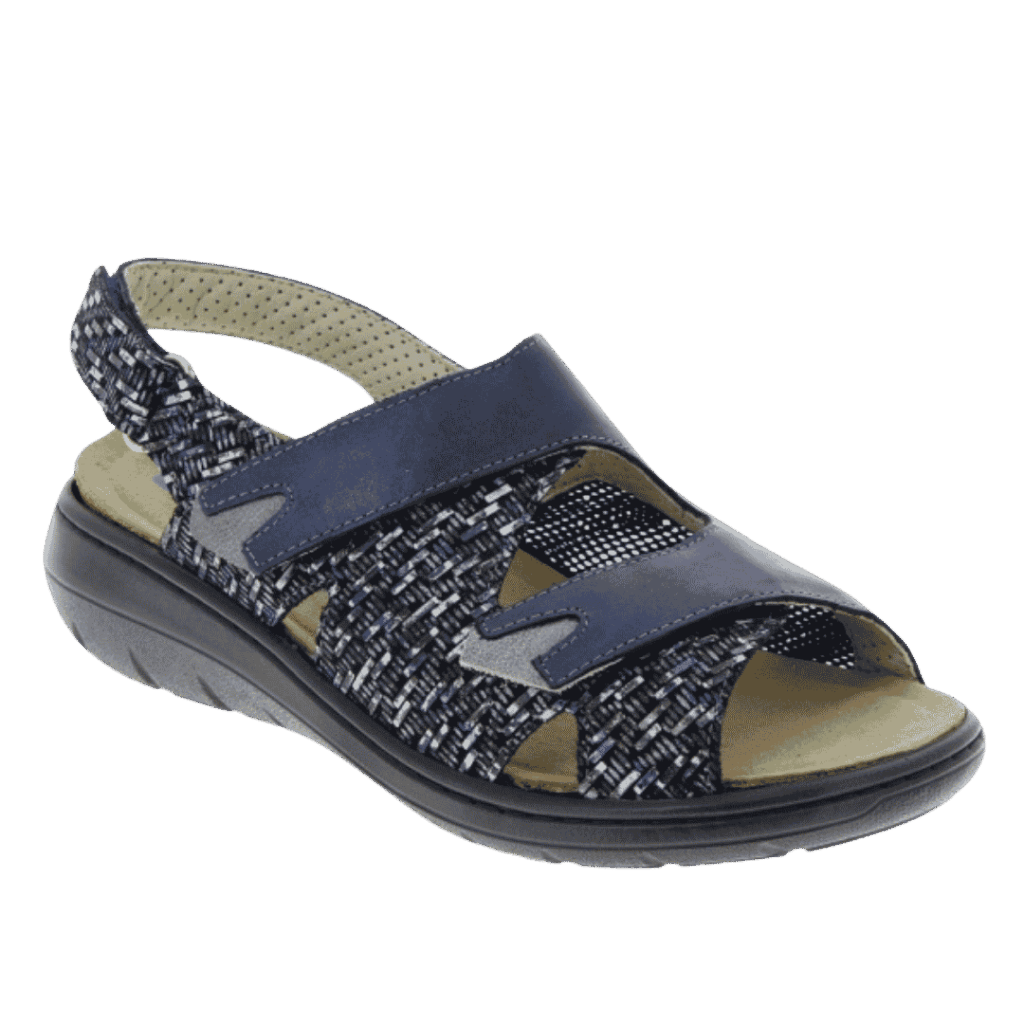 chaussure confort po gina bleu