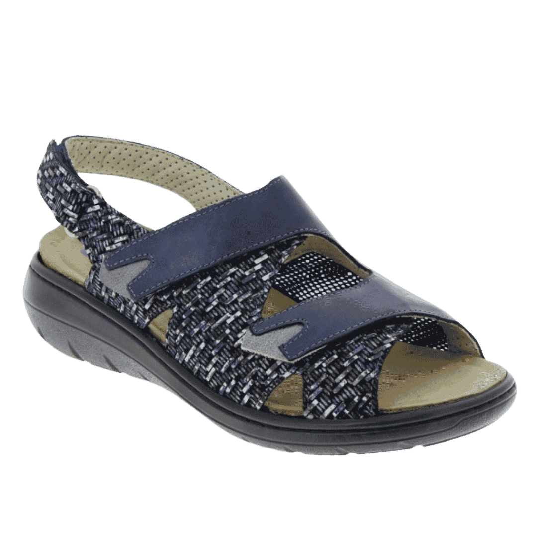 chaussure confort po gina bleu