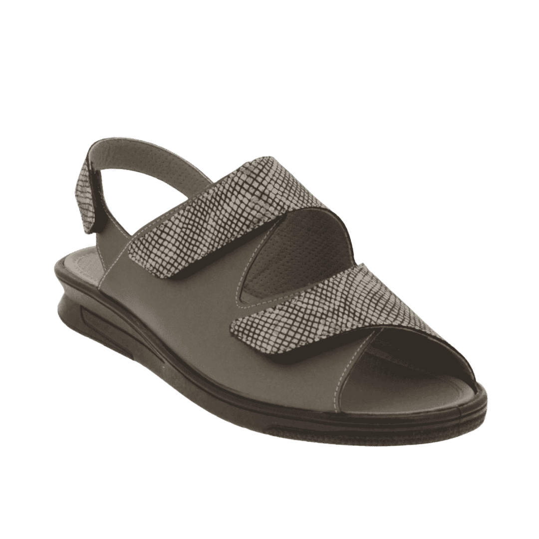 chaussure confort po nefelie etain