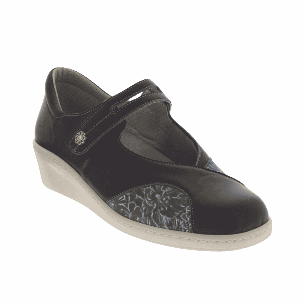 chaussure confort po safia bleu