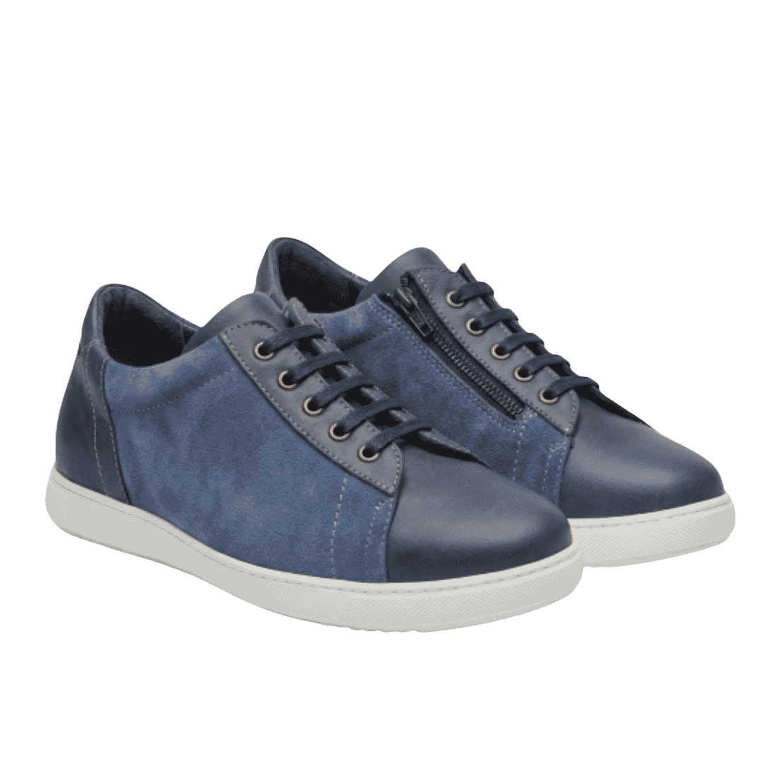 chaussure confort po yvan bleu jean